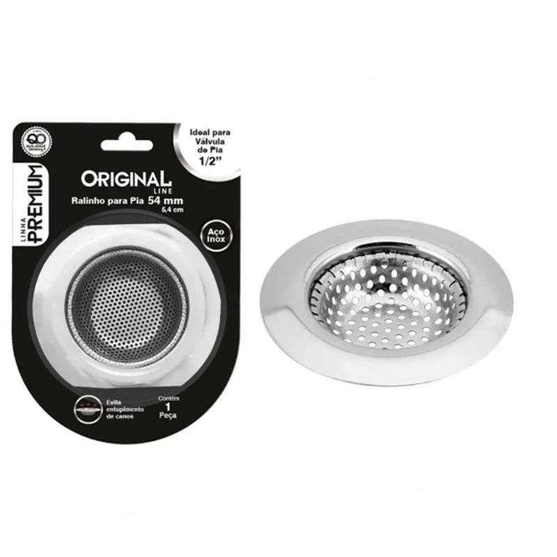 Ralo Para Pia Cozinha Aço Inox 7cm