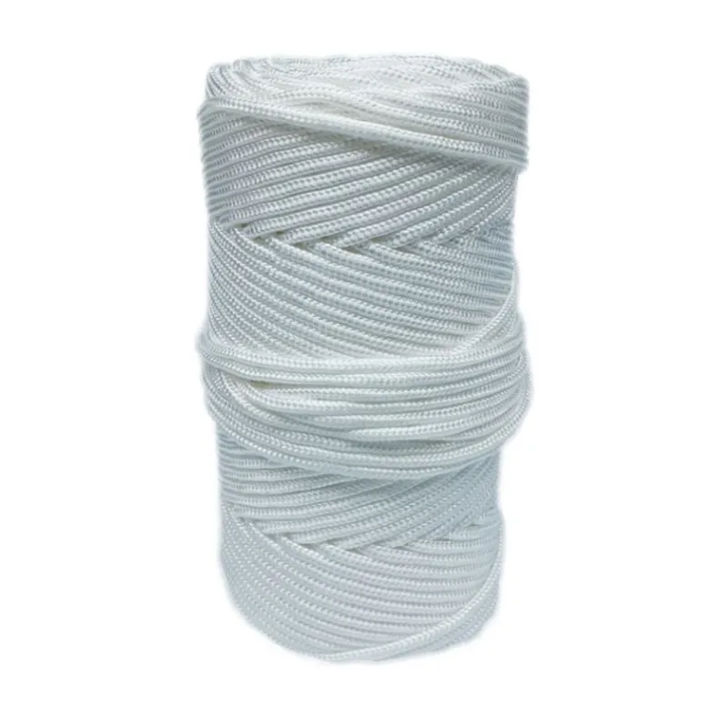 Corda Trançada de Poliéster 4,0mmx100m Victoria Reggia Corda Trançada de Poliéster 4,0mm x 100m Branco