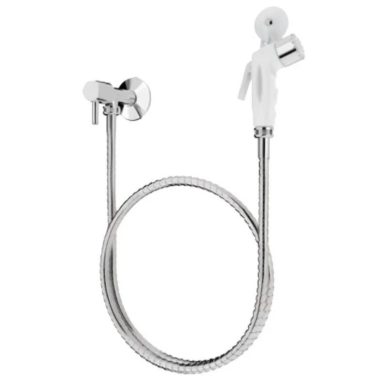 Ducha Higiênica Com Registro Blukit Confort - 220930-212 - Blukit Ducha Higienica Com Registro Branca Peq. Flex - 220930-212 - Blukit