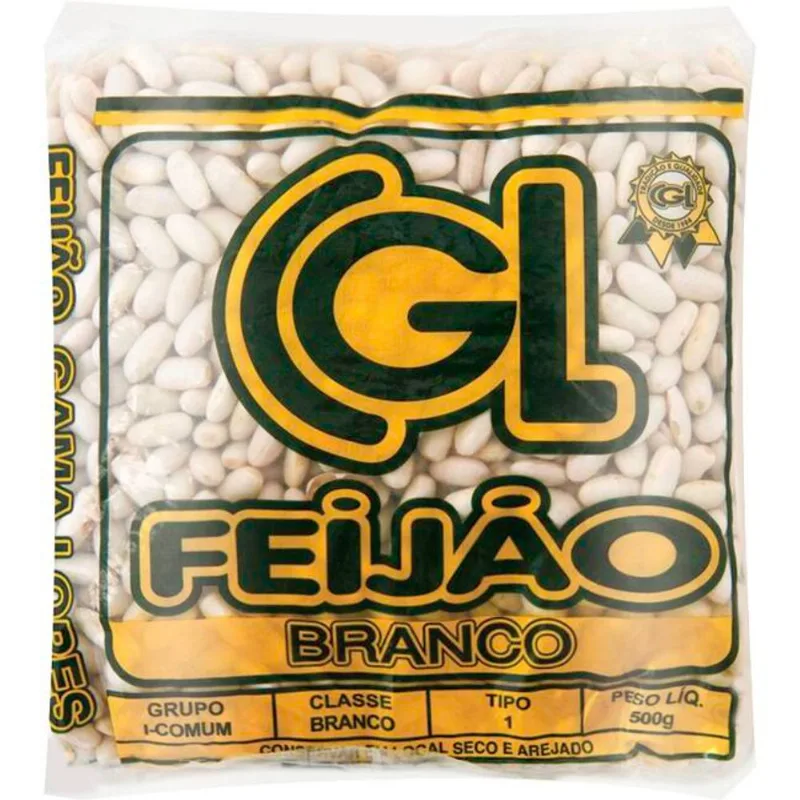 Feijão Gama Lopes Branco - Tipo 1 500g