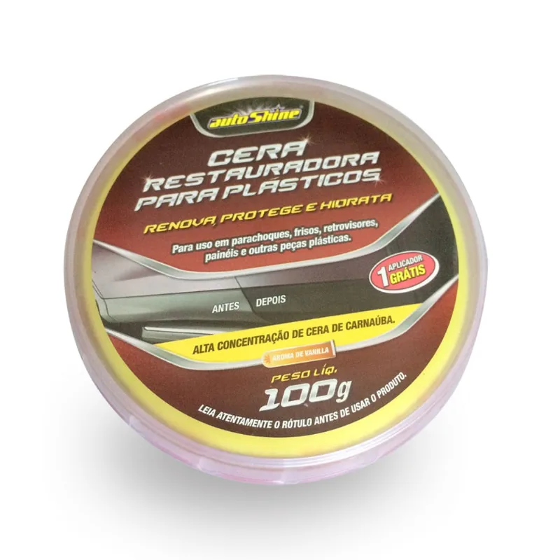 Cera Restauradora Para Plásticos 100g Autoshine