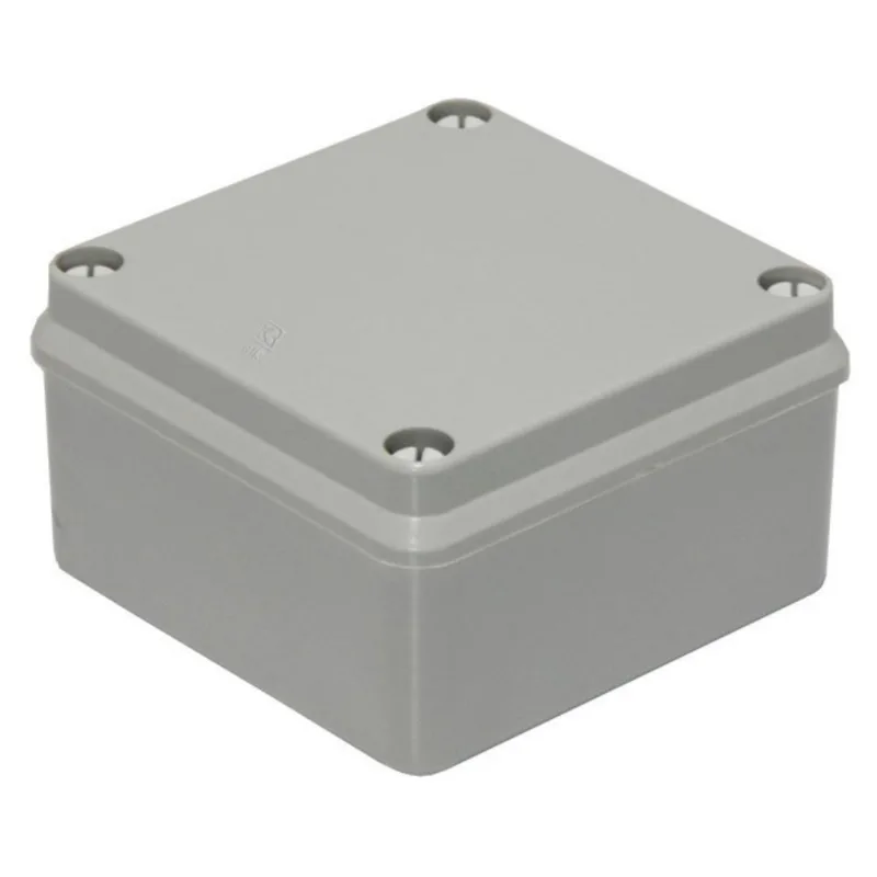 Caixa de Passagem de Sobrepor B-171 Cinza Biki Caixa de Passagem de Sobrepor B-171 17x14,5x9cm Cinza Biki