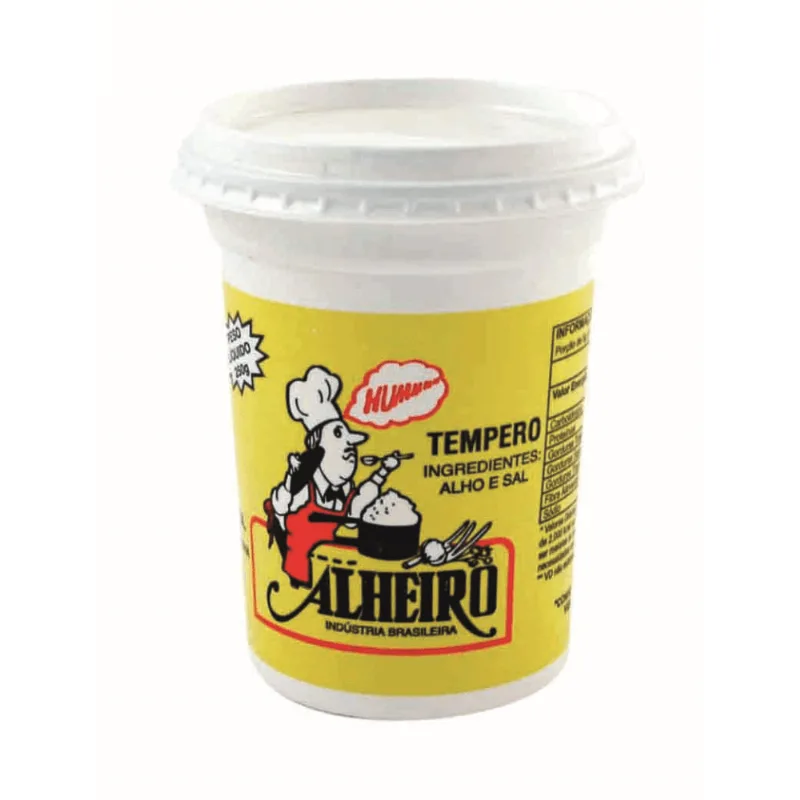 Tempero Alheiro 250g Alho E Sal