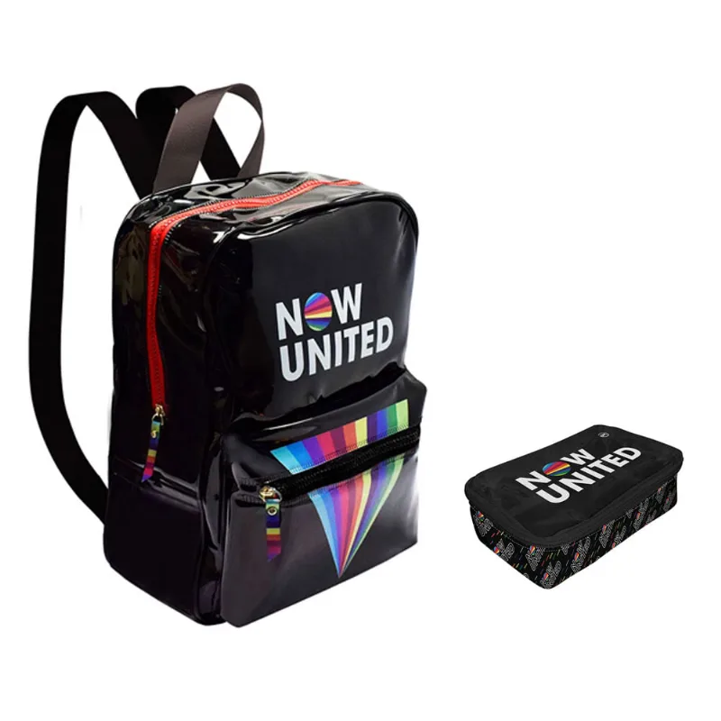 Kit Escolar Com Mochila e Estojo - Now United - Preto - DAC