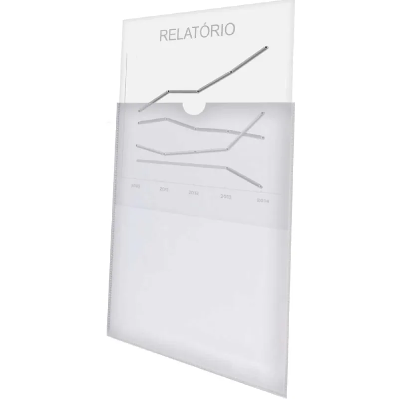 Pasta U Oficio PVC Cristal - Dac - Papelaria