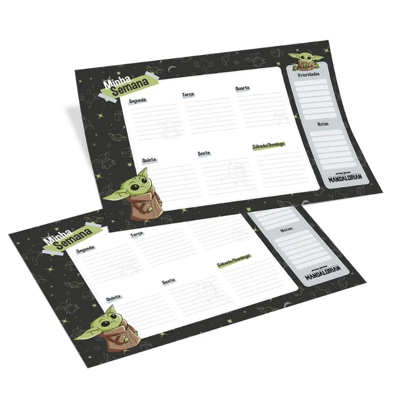 Refil Planner Semanal Mandalorian