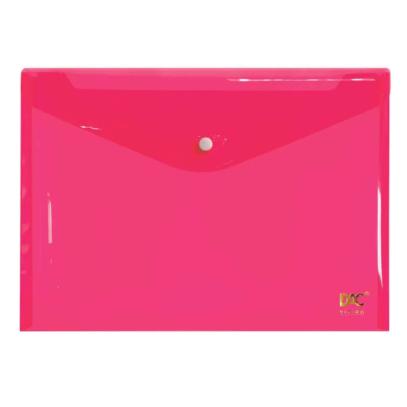 ENVELOPE COM BOTAO A4 VERMELHO VERMELHO
