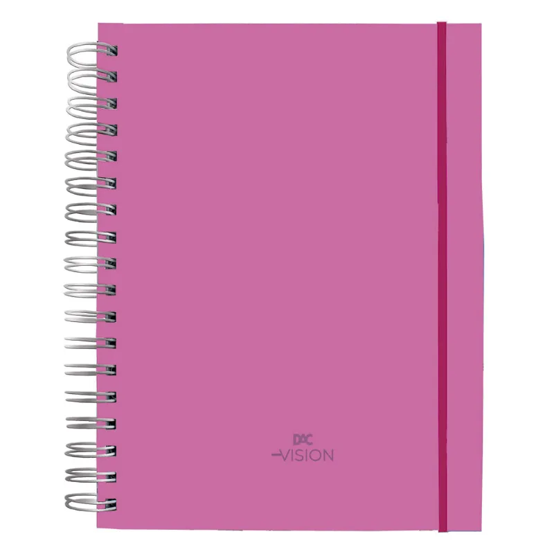 Caderno Universitário Smart Vision Rosa 80 Folhas