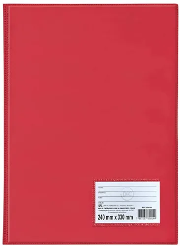 Pasta Catalogo 50pg Vermelho Dac 1090 - DAC