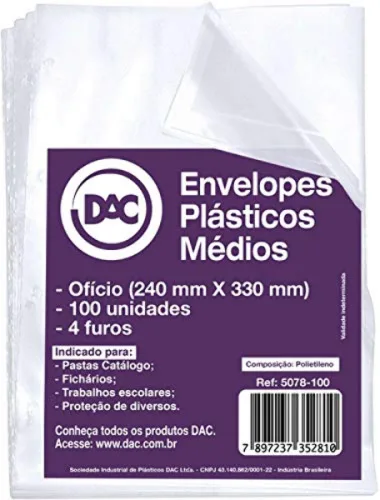 Plastico P/p Catalogo Oficio 24/33 Md Ref.5078 - DAC