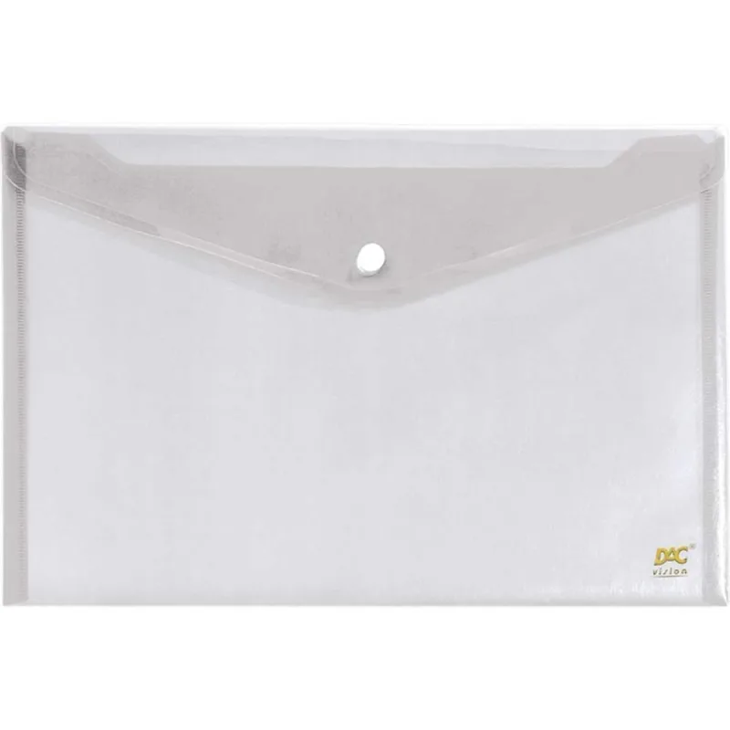 Pasta Malote A4 Cristal C/BOTAO - Dac - Papelaria
