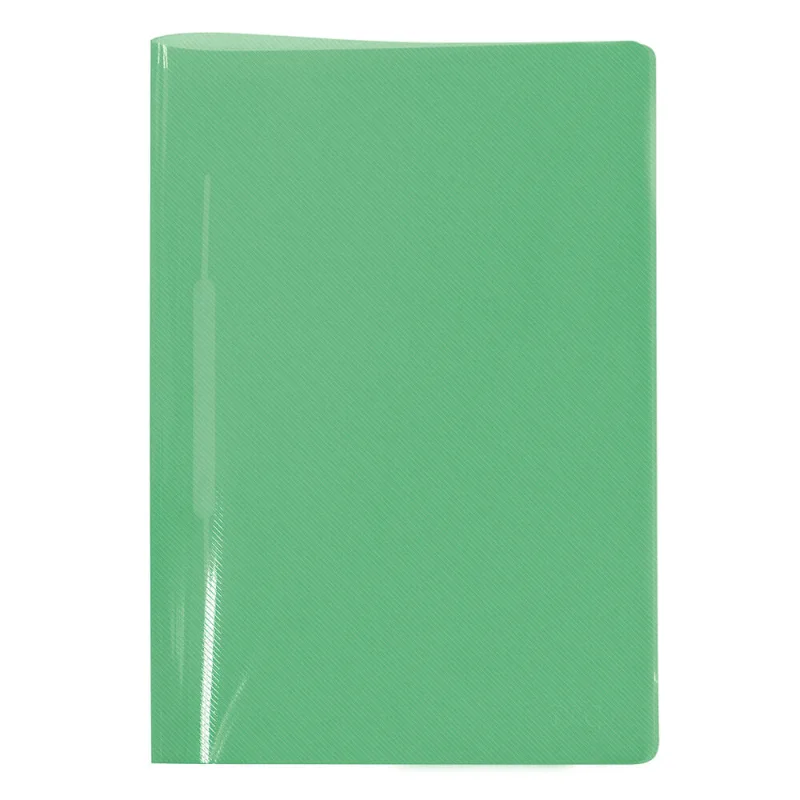 Pasta Com Grampo Trilho Plástico Verde - LC