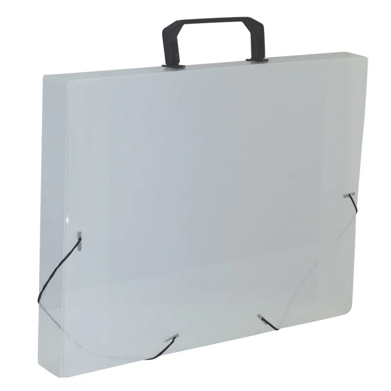 Maleta Ofício Transparente - LC - Papelaria