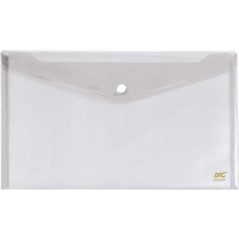 Pasta Malote A5 Cristal C/BOTAO - Dac - Papelaria