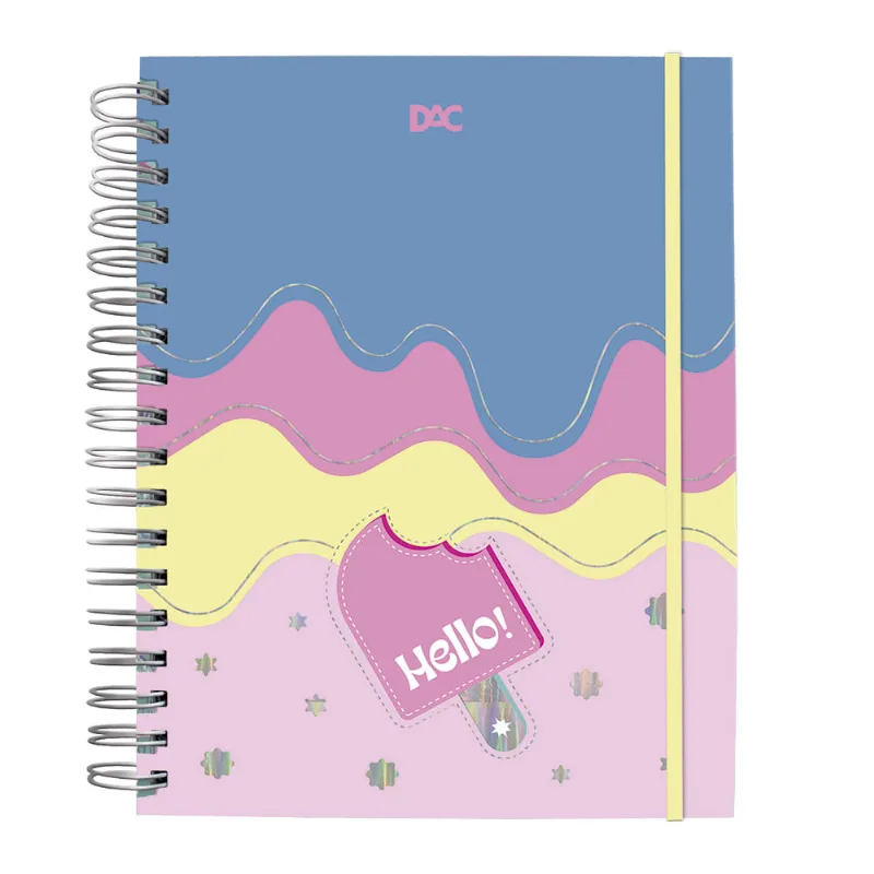 Caderno Smart Mini Hello 80 Folhas