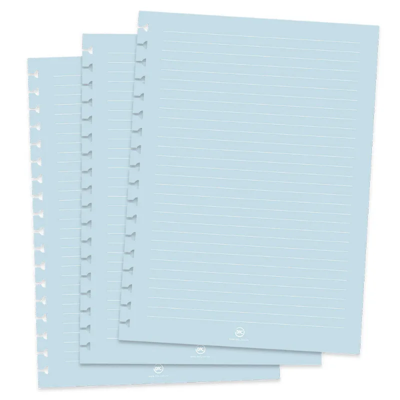 Refil Caderno Colegial Mini Smart 48 Folhas Azul