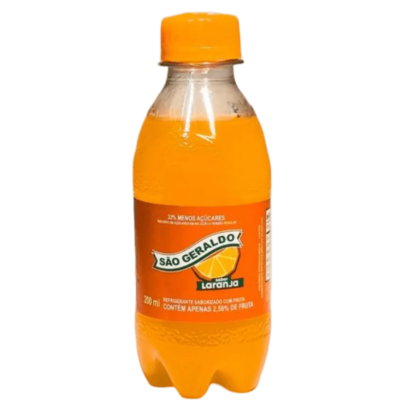 Refrigerante São Geraldo Laranja Pet 200ml