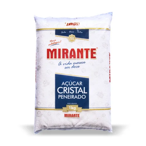Acucar Cristal Mirante 1kg - CRISTAL
