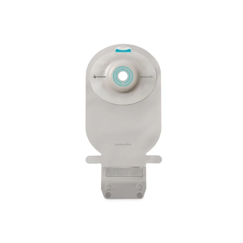 Kit SenSura Mio 1 Peça Convex Profunda Drenável Cinza 10-23mm Maxi - 10 Unidades