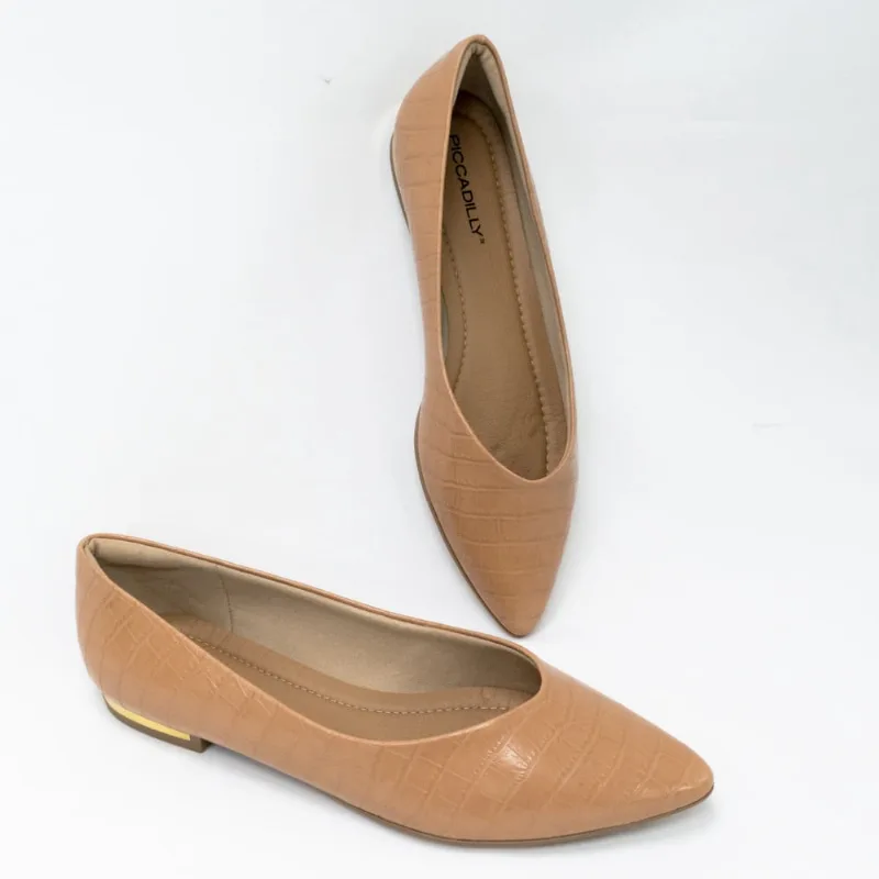 Sapatilha Piccadilly 274054 em Croco Verniz