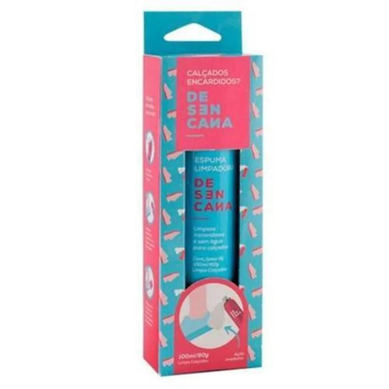 Espuma Desencana Limpeza Instantânea De Calçados 100Ml