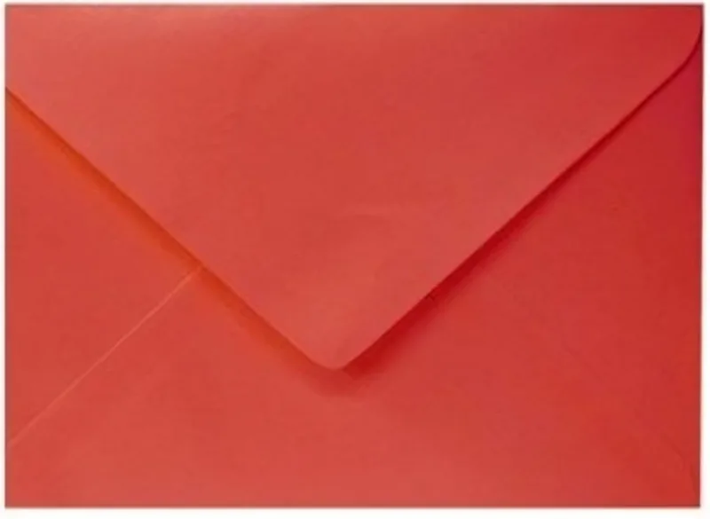 Envelope Carta Vermelho - LC - Papelaria