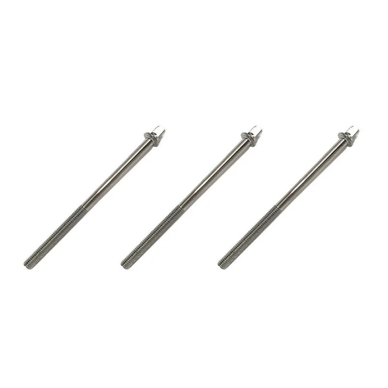 Kit 3 Parafuso Afinação De Bateria 58mm X 5mm 7/32 Torelli