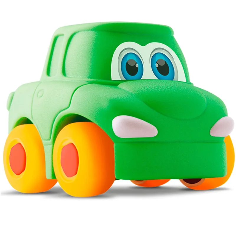 Carrinho De Brinquedo Fofinho Macio Emborrachado Para Bebes - Silmar Brinquedos - Não Disponível - Brinquedos