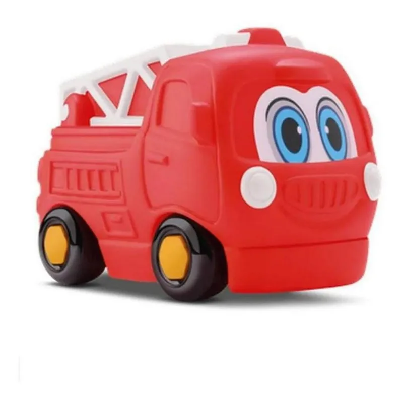 Carrinho Bombeiro Em Vinil Baby Start Soft Silmar