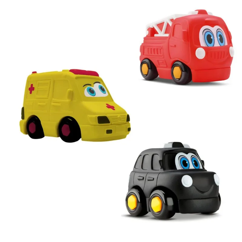 Carrinhos Coleção Emergência Baby Start Soft- Cores Sortidas- Silmar