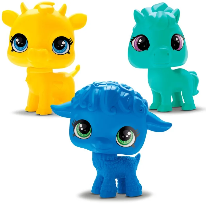 Coleção Pets Fazenda Baby Start - Cores Sortidas - Silmar Unica Silmar Brinquedos