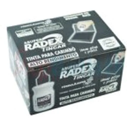 Tinta Radex P/carimbo Preta 40m - RADEX