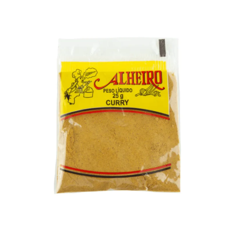 Condimento Alheiro Curry Pacote 25g