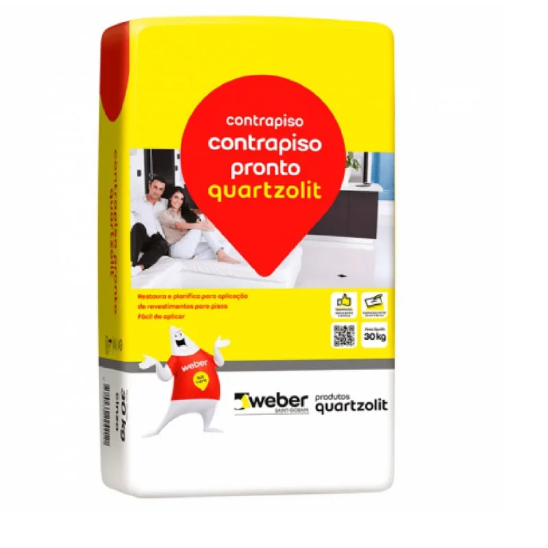 contrapiso pronto 30kg quartzolit cinza