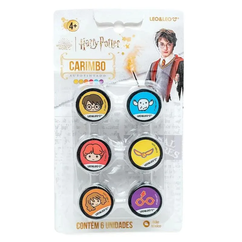 Carimbo Harry Potter 6 Unidades - LC