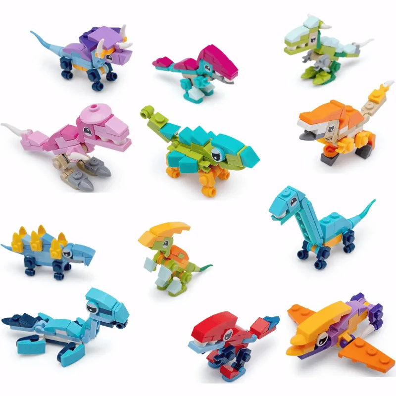 Blocos de Montar Dino - Modelos Sortidos - Leo Leo