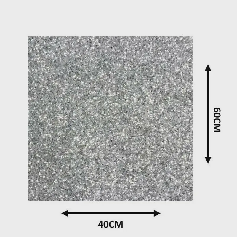 Eva glitter 40X60 prata