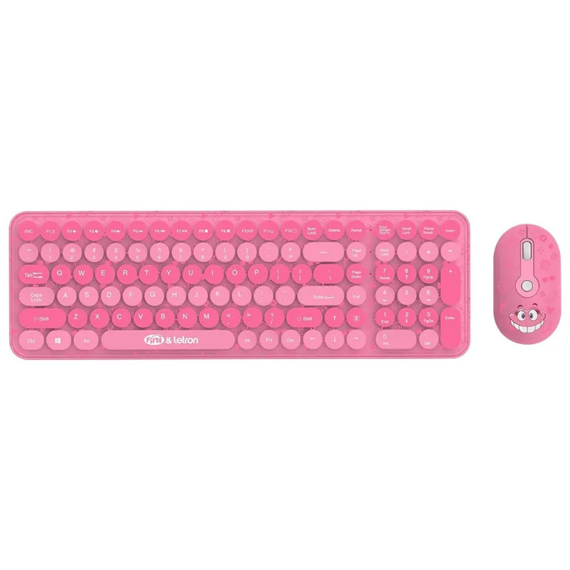 Kit Mouse E Teclado Letron Fini Wireless Com Mini Receptor (MP)