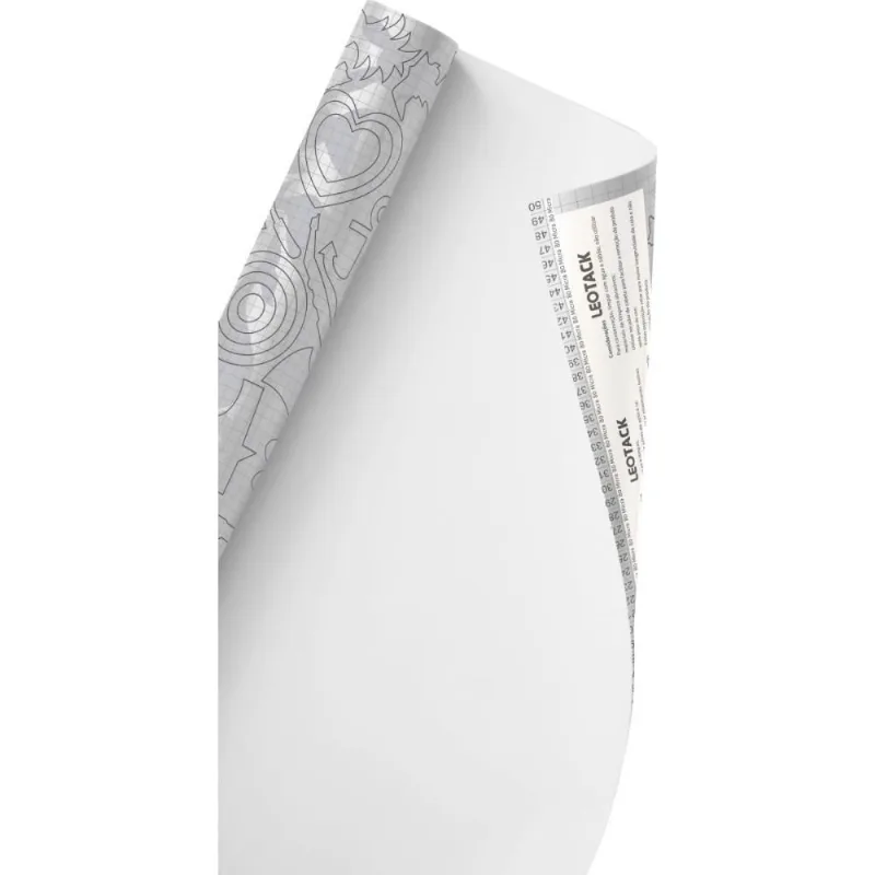 Plastico Adesivo 45CMX10M Color Branco Fosco 0,80