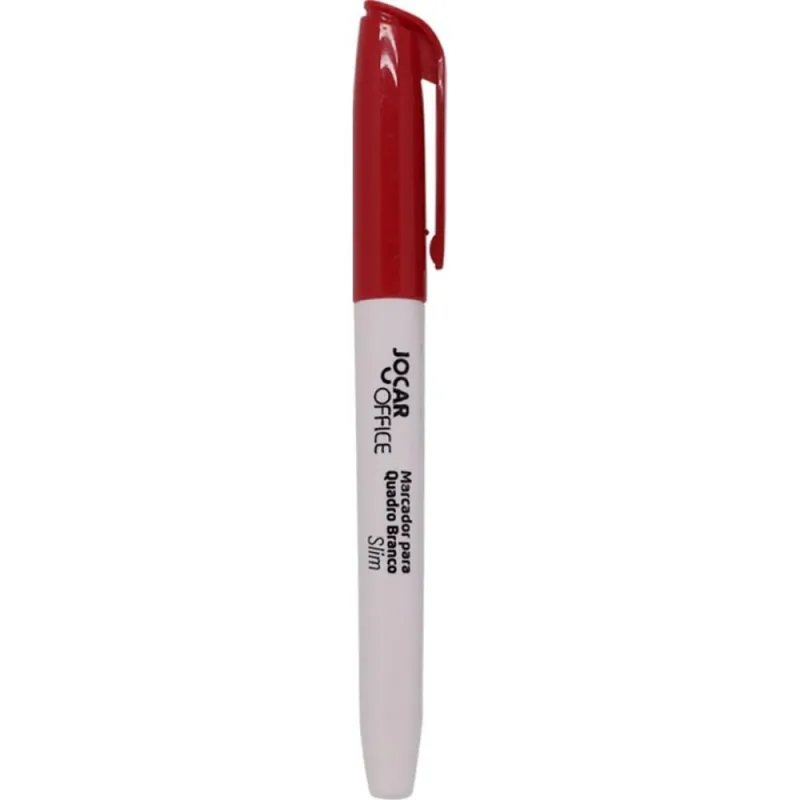 Pincel Quadro Branco Jocar SLIM Vermelho - LEONORA - Papelaria