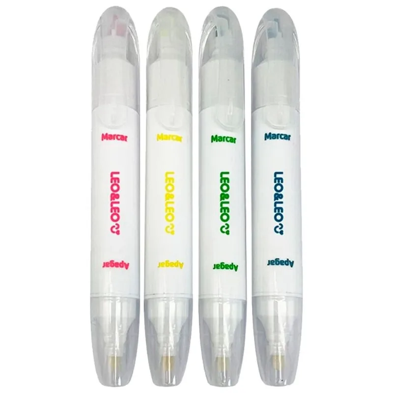 Marca-Texto Apagável Blister 4 Cores Jocar Office (MP)