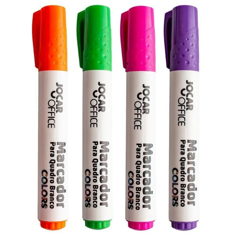 Caneta Para Quadro Branco Colors 4 Cores