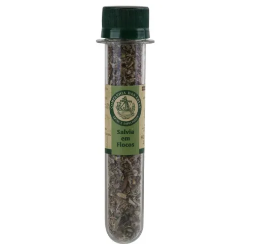 Salvia Em Flocos 4g Companhia Das Ervas - CIA DAS ERVAS - Mercearia