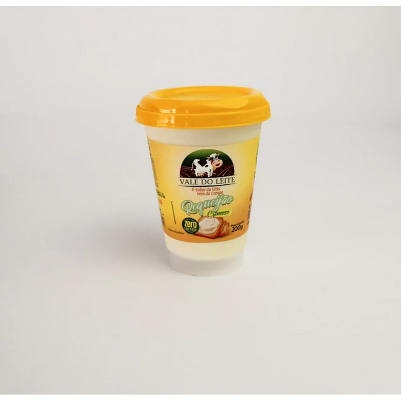 Requeijão Cremoso Zero Lactose Vale do Leite Pote 200g