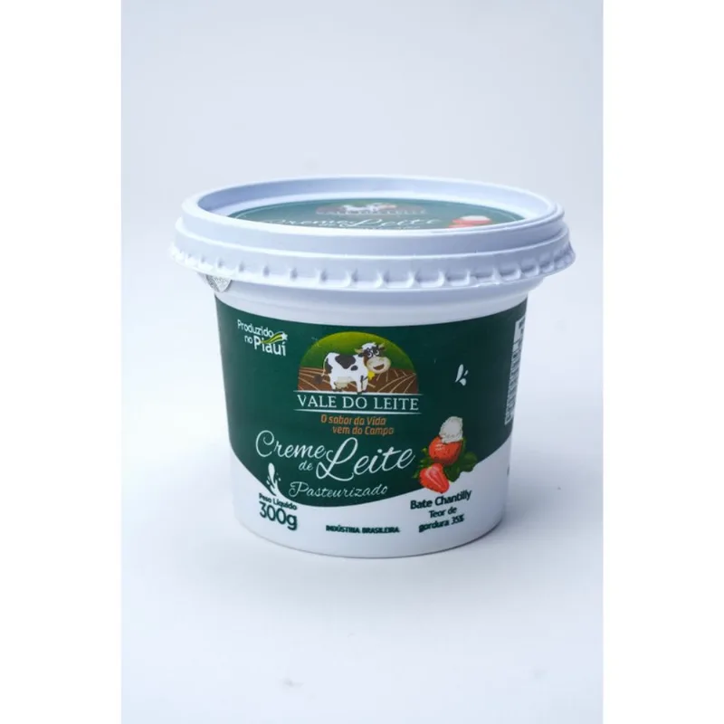 Creme de Leite Pasteurizado Vale do Leite Pote 300g