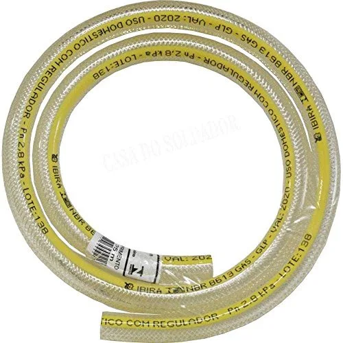 Mangueira P/ Gas Ibira 1,25 Mts 1u - INDUSTRIA E COMERCIO DE PLASTICOS IBIRA LTDA.