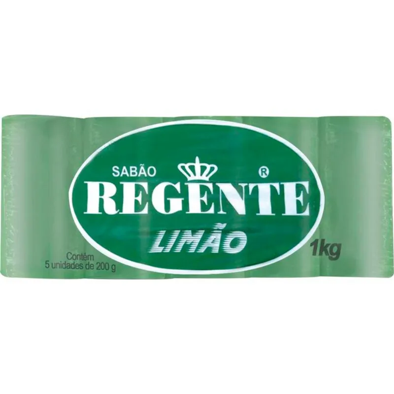 Sabão em Pedaço Regente Verde 5x200g