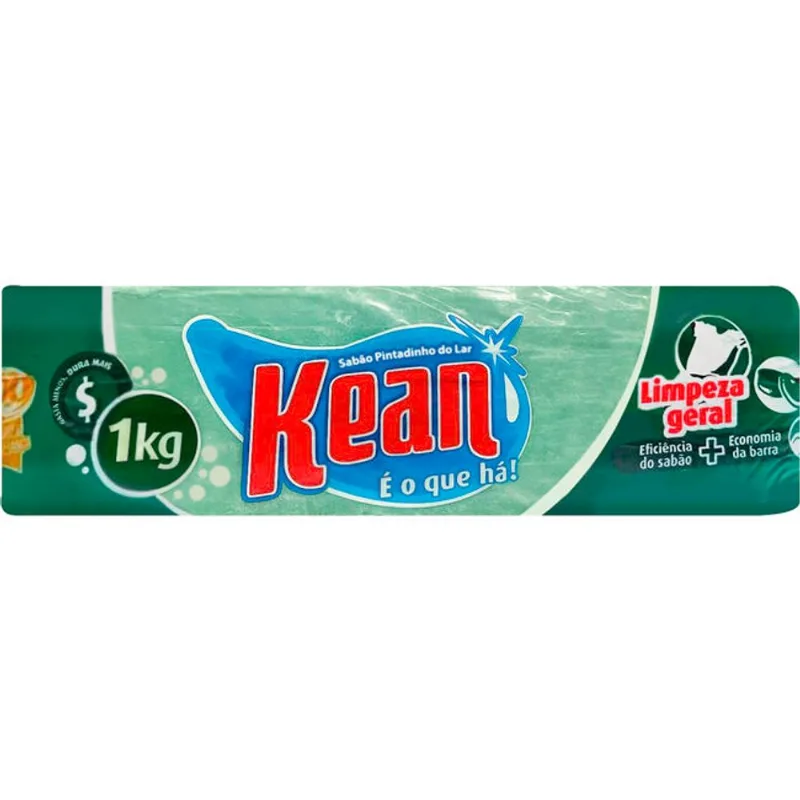 Sabão em Barra Kean Marmorizado Verde 1kg