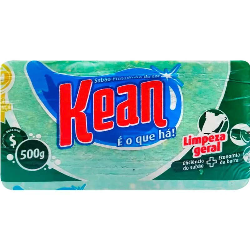 Sabão em Barra Kean Marmorizado Verde 500g