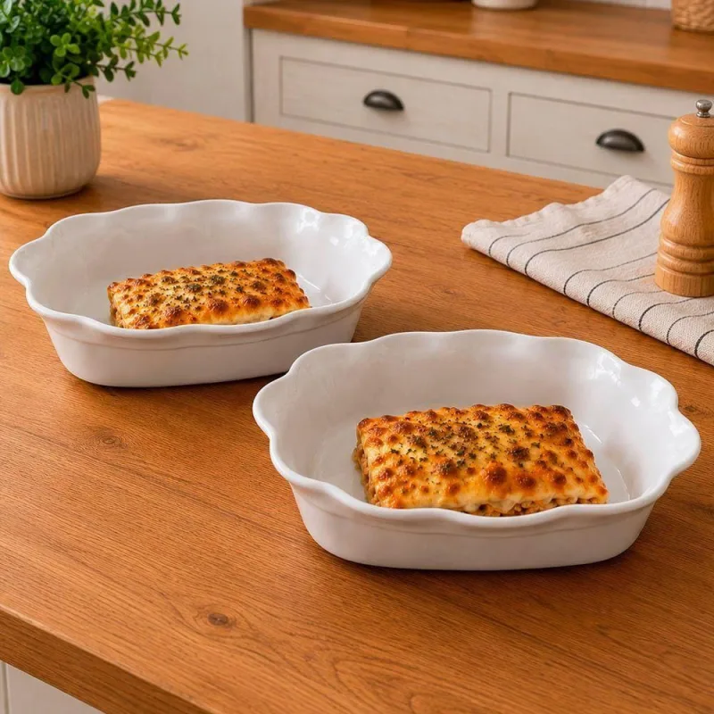 Tigela Saladeira Bowl Retangular 1,8L Kit 10 Peças em Melamina Resistente para Servir Alimentos - OUTRAS - Agro